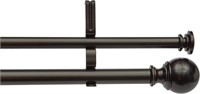 Amazon Basics 1IN Double Extendable Curtain Rods