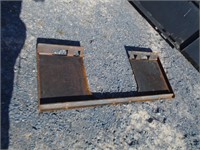 Skid Steer Open Attachment Plate