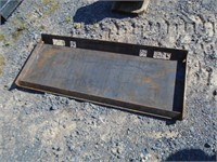 Skid Steer Solid Attachment Plate