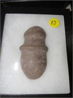 FULL GROOVED STONE AXE, AGE UNCERTAIN
