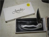 JUNGLEE TACTICAL KNIFE, MINT IN BOX
