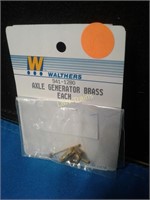 WALTHERS-Brass Axle Generator for Caboose or Pass
