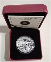 Fine Silver 2013 RCM NO TAX Coin W/ COA Caribou
