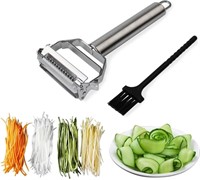 Stainless Steel Cutter Slicer with Cleaning Brush