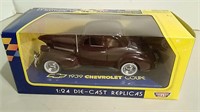 Diecast 1939 Chevrolet Coupe 1:24 Motor Max