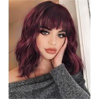 AISI HAIR Synthetic Curly Bob Wig