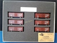 N Scale Custom Lettered & Numbered 6 Car Set DL&W
