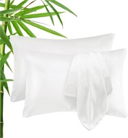 CozyLux Bamboo Pillowcases Set of 2