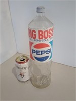 Vintage Pepsi Big Boss Glass Bottle