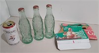 Three Vintage Coca-Cola Commem. Bottles