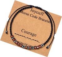 JoycuFF Morse Code Bracelets