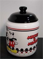 Mickey & Minnie Ceramic Cookie Jar