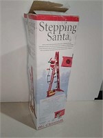 Stepping Santa Christmas Decor Untested