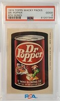 1974 Topps Wacky Packs Dr. Popper 8th Series