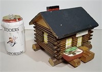 Handcrafted Log Cabin Decor As Shown