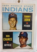 1964 Rookie Stars Topps #146 Tommy John & Bob Chan