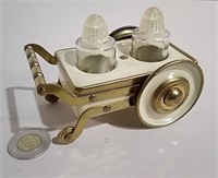 Vintage Tea Cart S&P Shakers