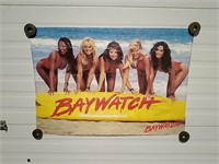 Vintage Baywatch Poster As Shown 32x22"