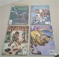 Four Savage Sword Of Conan The Barbarian Comics