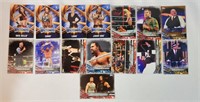 15pc Topps WWE Cards