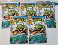 5 pc Teenage Mutant Ninja Turtles Adventures 1989