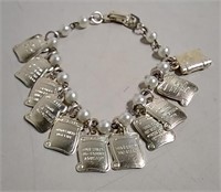 Vintage 10 Commandments Bracelet