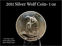 1 Troy oz 2011 Canadian Wolf Coin