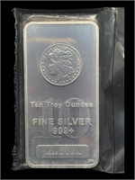 10oz Silver Morgan Bar