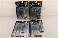 Lot of 4 X-Files Figures- Sealed Package