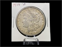 1921-D Morgan Silver Dollar