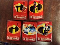 Set of 5 Disney Pin The Incredibles.E2G25