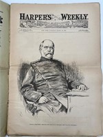 1890 Prince Bismarck complete Harpers weekly