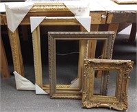 Lot Of 4 Gold Decorative Wood Picture Frames.GL1