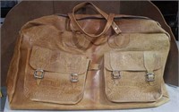 Vintage Leather Jerusalem Duffel Bag 4W5X