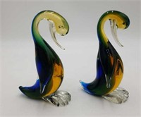 Alfredo Barbini Murano Glass Birds 4G
