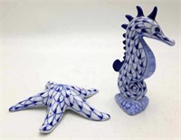 Andrea By Sadek Porcelain Starfish & Seahorse 5W3C