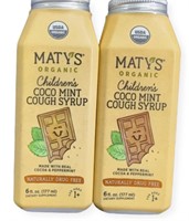 (2) Bottles Maty's Organic Children's Coco Mint