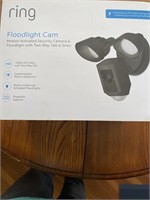 New ring flood light camera never been out of the