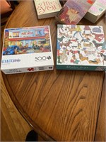 Books and puzzles puzzles are 500 pieces all