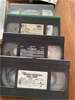 VHS tapes several Disney ones