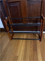 Book rack and TV tray