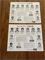 Meet the 1974 to 75 spurs. Two photos.