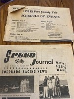 Old papers on racing a little booklet about the