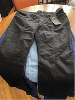 Waist size 22 jeans black, dark denim, denim, and