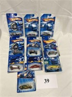 Lot of 10 Hot Wheel Cars in Original Packaging