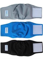 NEW S Teamoy Reusable Wrap Diapers for Male Dogs