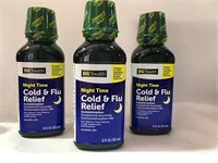 set of 3 Night Time Cold & Flu Relief