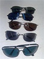 Lot of 5 sunglasses small frames