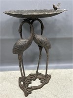 Cast Aluminum Bird Bath