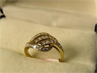 18K yellow Gold Diamond Ring